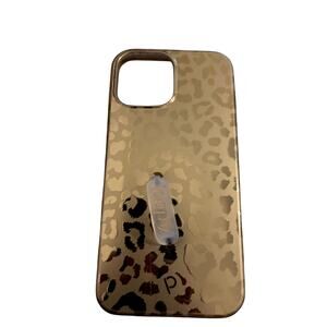 Loopy Phone Case - 12 Pro Max - gold leopard